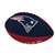 New England Patriots Pinwheel Logo Junior-Size Rubber Football