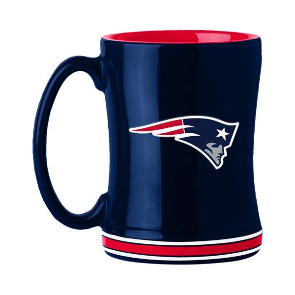 New England Patriots 14oz Relief Mug  