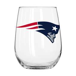 New England Patriots 16oz Swagger Curved Beverage Glass