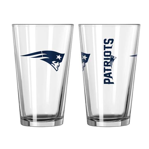 New England Patriots 16oz Gameday Pint Glass