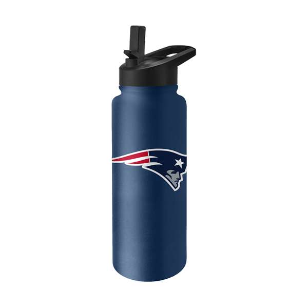 New England Patriots Logo 34oz Quencher Water Bottle