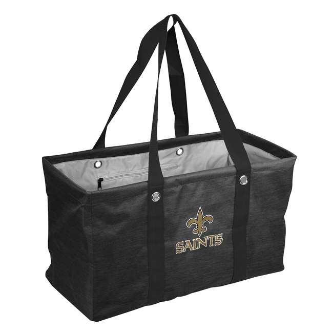 New Orleans Saints Crosshatch Picnic Tailgate Caddy Tote Bag