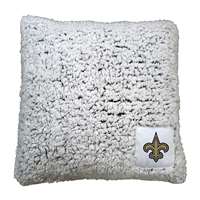 New Orleans Saints Frosty Throw Pillow