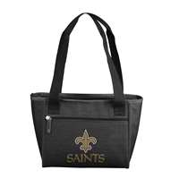 New Orleans Saints Crosshatch 16 Can Cooler Tote 83 - 16 Cooler Tote