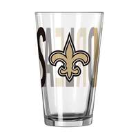 New Orleans Saints 16oz  Pint Glass