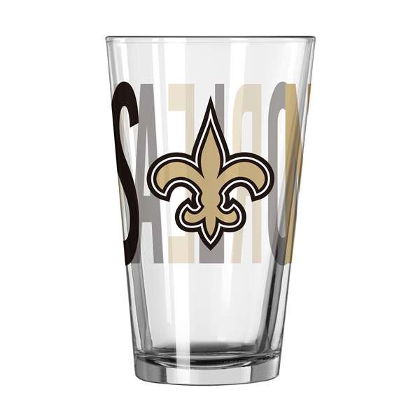 New Orleans Saints 16oz  Pint Glass