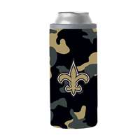 New Orleans Saints Camo Swagger 12oz Slim Can Coolie