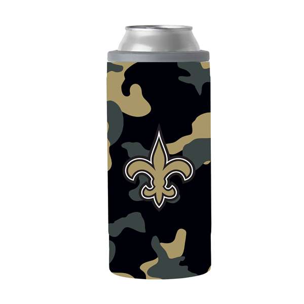 New Orleans Saints Camo Swagger 12oz Slim Can Coolie