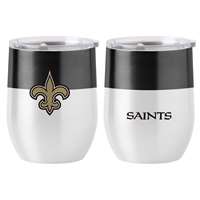 New Orleans Saints Colorblock 16oz Stainless Curved Beverage