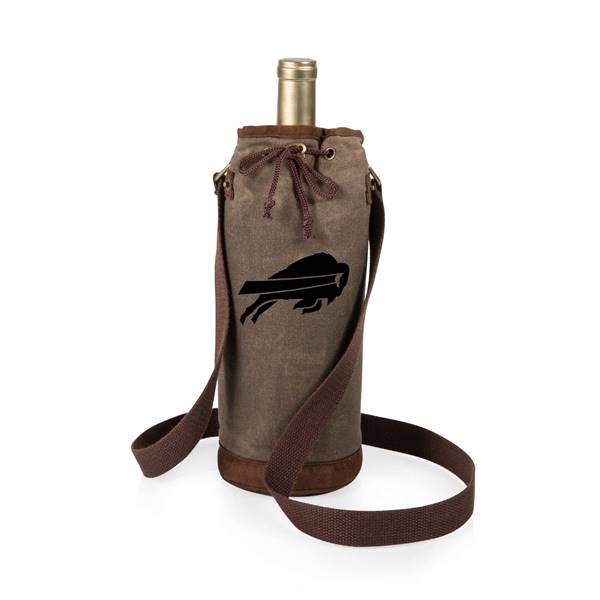Buffalo Bills Waxed Canvas Wine Bag