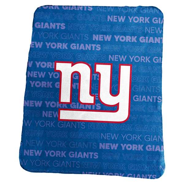 New York Giants Classic Fleece Blanket 50 X 60 inches