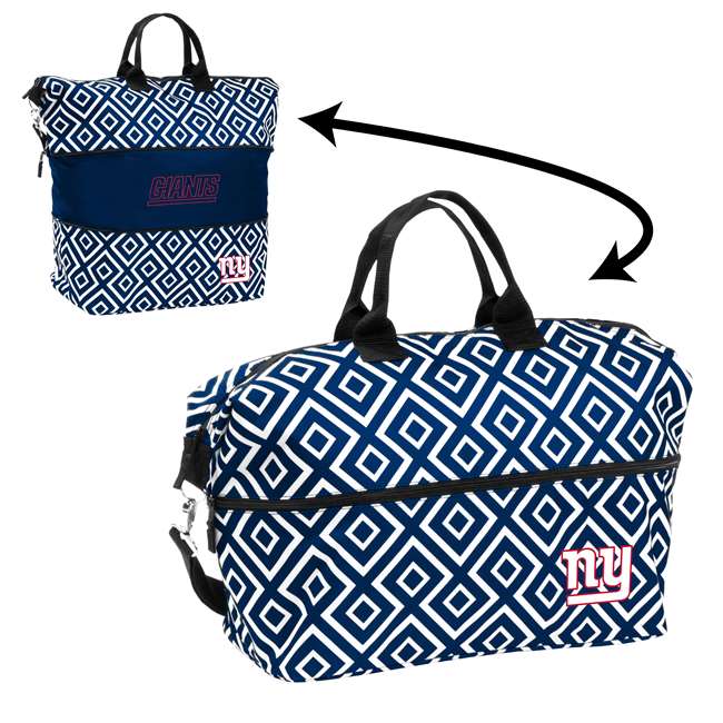 New York Giants Double Diamond Expandable Tote