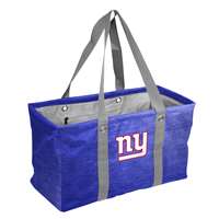 New York Giants Crosshatch Picnic Tailgate Caddy Tote Bag