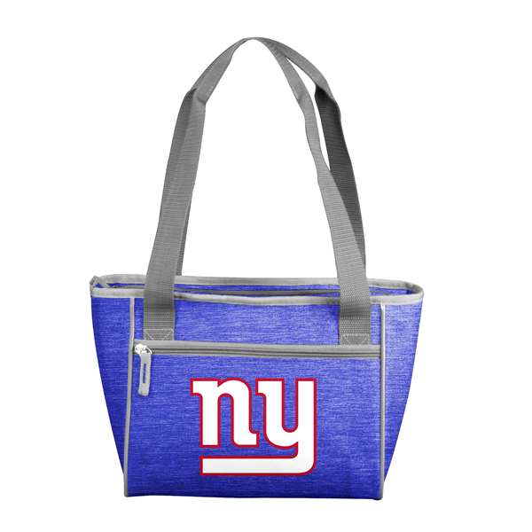 New York Giants Crosshatch 16 Can Cooler Tote Bag