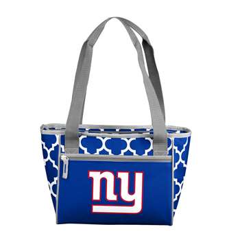 New York Giants Quatrefoil 16 Can Cooler Tote 83 - 16 Cooler Tote