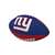 New York Giants Pinwheel Logo Junior-Size Rubber Football