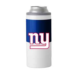 New York Giants 12oz Colorblock Slim Can Coolie Coozie  