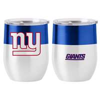 New York Giants Colorblock 16oz Stainless Curved Beverage  