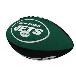New York Jets Pinwheel Logo Junior-Size Rubber Football