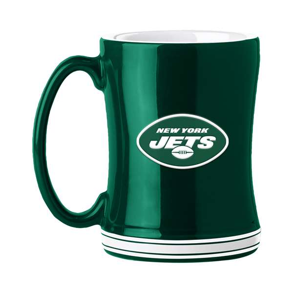 New York Jets 14oz Relief Mug  