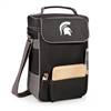 Michigan State Spartans Insulated Wine Cooler & Cheese Set