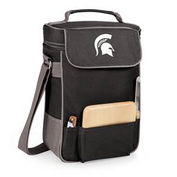 Michigan State Spartans Insulated Wine Cooler & Cheese Set