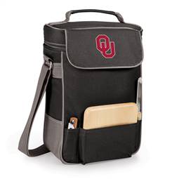 Oklahoma Sooners Insulated Wine Cooler & Cheese Set