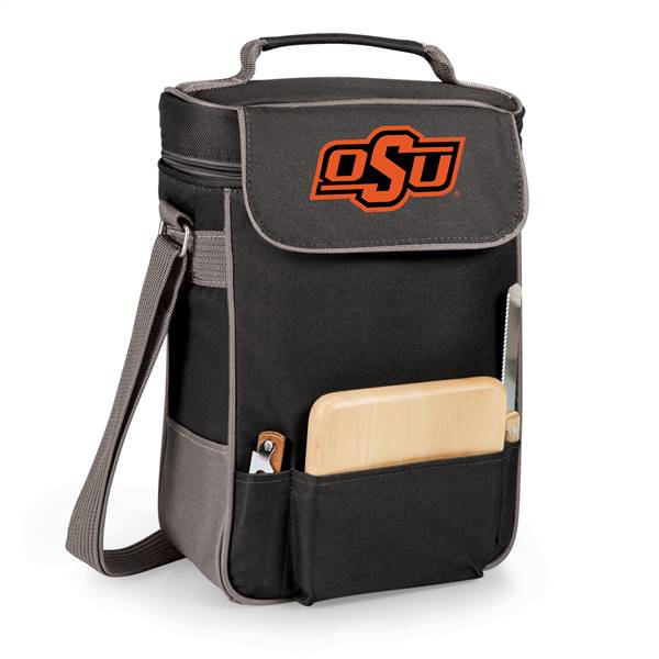 Oklahoma State Cowboys Insulated Wine Cooler & Cheese Set