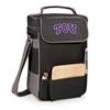 TCU Horned Frogs Insulated Wine Cooler & Cheese Set