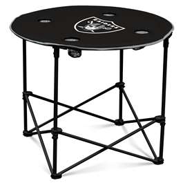 Las Vegas Raiders Folding Round Tailgate Table with Carry Bag