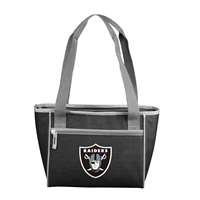 Oakland Raiders Crosshatch 16 Can Cooler Tote 83 - 16 Cooler Tote