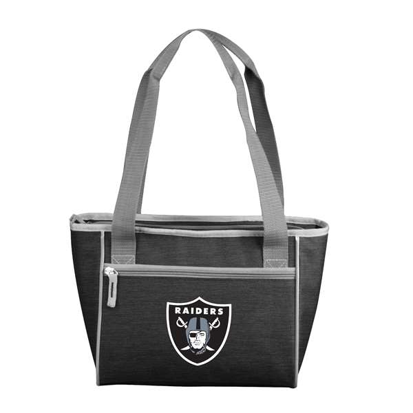 Oakland Raiders Crosshatch 16 Can Cooler Tote 83 - 16 Cooler Tote