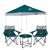Philadelphia Eagles Canopy Tailgate Bundle - Set Includes 9X9 Canopy, 2 Chairs and 1 Side Table