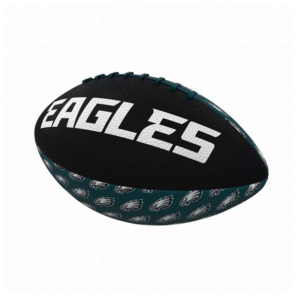 Philadelphia Eagles Repeating Mini-Size Rubber Football