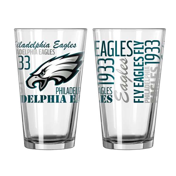 Philadelphia Eagles 16oz Spirit Pint Glass