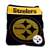 Pittsburgh Steelers 60x80 Raschel Throw Blanket