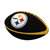 Pittsburgh Steelers Pinwheel Logo Junior-Size Rubber Football