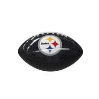 Pittsburgh Steelers Carbon Fiber Mini-Size Glossy Football  