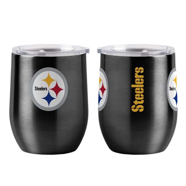 Pittsburgh Steelers 16oz Gameday Stainless Curved Beverage