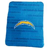 LA Chargers Classic Fleece Blanket 50 X 60 inches