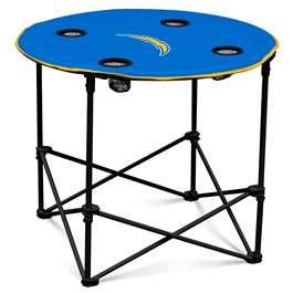 Los Angeles Chargers Round Folding Table with Carry Bag