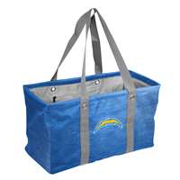 Los Angeles Chargers Crosshatch Picnic Tailgate Caddy Tote Bag