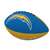 LA Chargers Pinwheel Logo Junior-Size Rubber Football