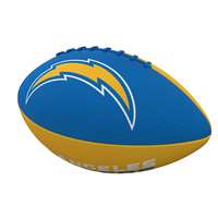 LA Chargers Pinwheel Logo Junior-Size Rubber Football