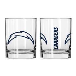 Los Angeles Chargers 14oz Gameday Rocks Glass