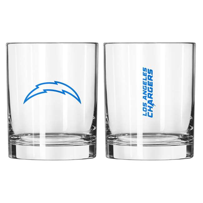 Los Angeles Chargers 14oz Gameday Rocks Glass