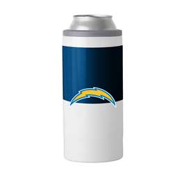 Los Angeles Chargers 12oz Colorblock Slim Can Coolie Coozie
