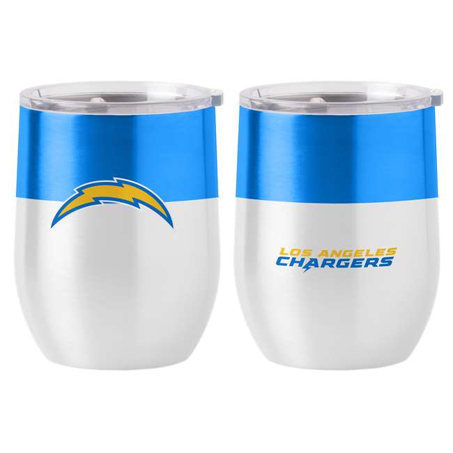 Los Angeles Chargers 16oz Colorblock Stainless Curved Beverage  