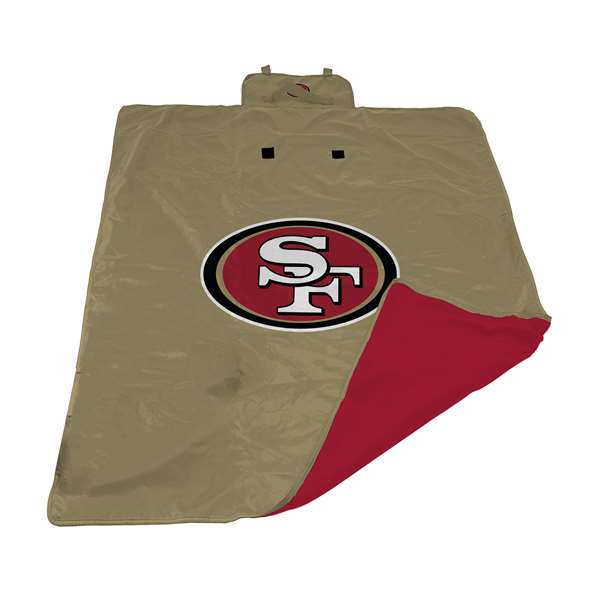 San Francisco 49ers All Weather Outdoor Blanket XL 731-AW Outdoor Blkt