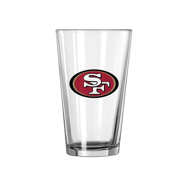 San Francisco 49ers 16oz Logo Pint Glass